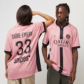 Jordan Zaïre-Emery / No. 33 / PSG Jordan Third Stadium 2024/25 lichtroze