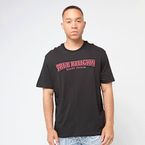 True Religion Relaxed NU Brush Tee schwarz
