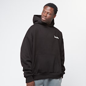 DropSize Heavy Oversized Side Of Hell Hoodie zwart