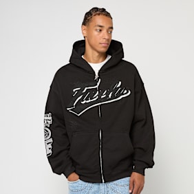 FAVELA Off Set Frontzip Hoodie preto