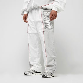 zəяo si:x nœf Primary Logo Oversized Straight Leg Color Block Trackpants weiß