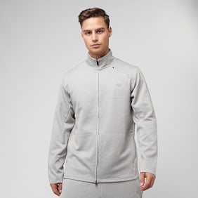 New Balance Tech Knit Full Zip grijs