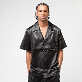 Karl Kani Signature All Over Print Resort Shirt preto