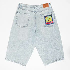 Karl Kani Patches Jorts Junior niebieski
