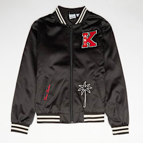 Karl Kani Kani Satin Bowlingjacket Junior black schwarz