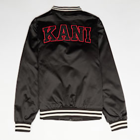 Karl Kani Kani Satin Bowlingjacket Junior black schwarz
