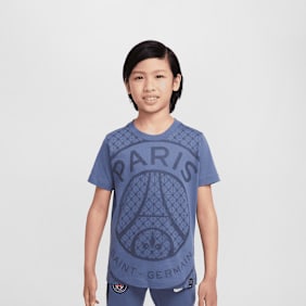 Nike   PSG Shortsleeve Print Tee niebieski