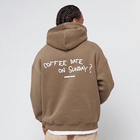 Another Cotton Lab Coffee Date Oversized Hoodie castanho