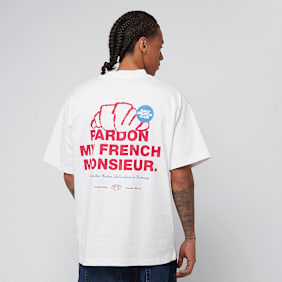 Another Cotton Lab Pardon Monsieur Oversized T-Shirt blanco