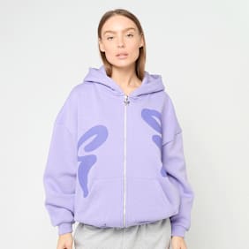 Felicious Butterfly Zip Hoodie ljubičasta