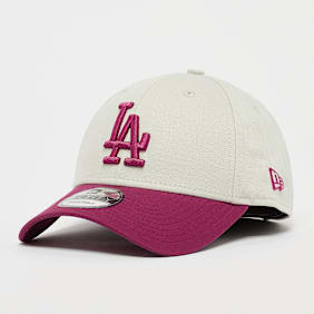 New Era 9Forty Side Script Los Angeles Dodgers bege