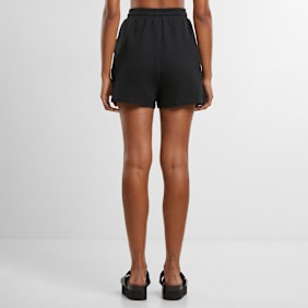 Urban Classics Ladies Musselin Shorts blushedrose schwarz
