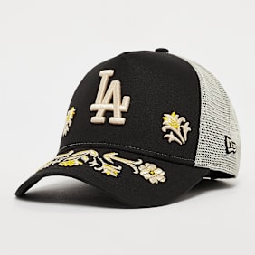 New Era A-Frame Trucker Floral Icon Los Angeles Dodgers zwart