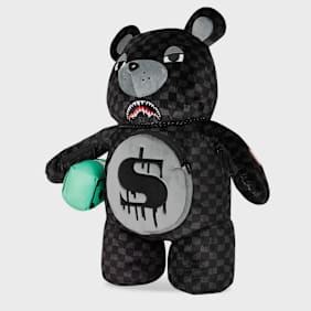 SPRAYGROUND Dripping Sharks In Paris Moneybear Teddy Bear gris