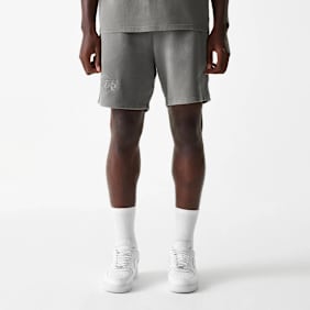 New Era NBA Los Angeles Lakers Washed Shorts grau