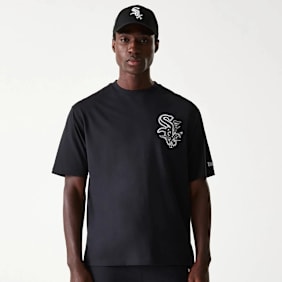 New Era MLB Chicago White Sox Floral Graphic Oversized Tee schwarz