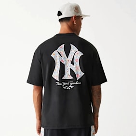 New Era MLB Infill New York Yankees Oversized Tee nero