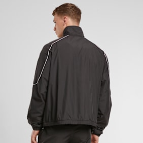 Urban Classics Piped Panel Trackjacket negro