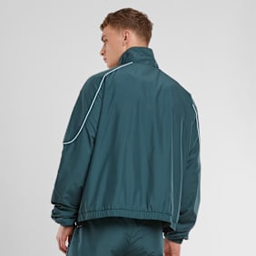 Urban Classics Piped Panel Trackjacket vert