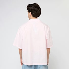 Decibel Oversized Short Sleeve Shirt różowy