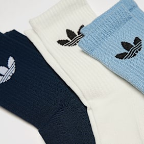 adidas Originals 3 PACK - Trefoil Cushion Crew Socken multicolorido