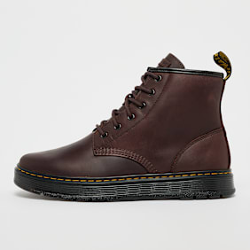 Dr. Martens Brookline Chukka 6 Eye Boot dark brown crazy horse bruin
