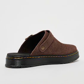 Dr. Martens Brookline Mule dark brown bronx suede bruin