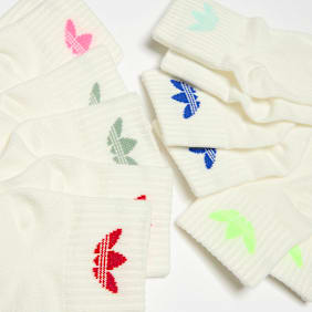 adidas Originals 6 PACK - adicolor Trefoil Ankle Socken Kids bege