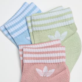 adidas Originals 3 PACK - 3-Stripes Ankle Socks multicolorido