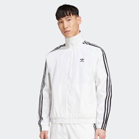 adidas Originals Veste de Training adicolor Firebird Woven blanc
