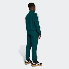 adidas Originals 3-Streifen Woven Kids Trainingsanzug grün