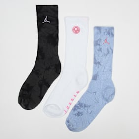 Jordan 3 PACK - Blue Jeans & Bling Crew Socks multicolor