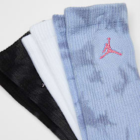 Jordan 3 PACK - Blue Jeans & Bling Crew Socks multicolor