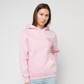 Miss Tee Give A Damn Ladies Fluffy Hoody rosa