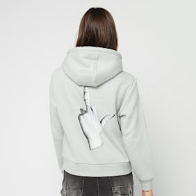 Miss Tee I Dont Give A Hoody grijs