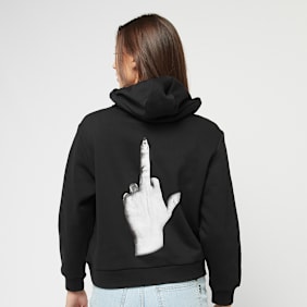 Miss Tee I Dont Give A Hoody zwart