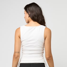 Decibel Square Neck Top weiß
