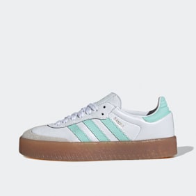 adidas Originals Sambae J ftwr white/clear mint/gold met. weiß