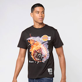 Mitchell & Ness NBA Los Angeles Lakers HWC Blaze Graphic Tee czarny