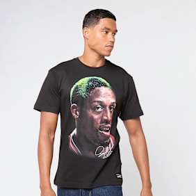 Mitchell & Ness NBA Chicago Bulls Player Big Face Tee schwarz