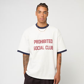 Prohibited SC Contrast Tee bianco