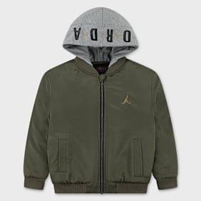 Jordan Big Logo Hooded Bomber grün