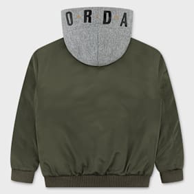 Jordan Big Logo Hooded Bomber verde