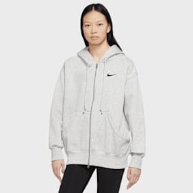 Nike   Sportswear Phoenix Fleece Full-Zip Oversize Hoodie szary