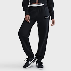 Nike W NSW PHNX FLC HR PANT GLS black schwarz