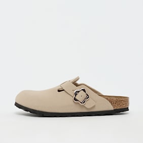 Birkenstock Boston Flower Buckle beige