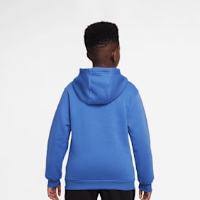 Nike   Sportswear Club Fleece Hoodie Low Brand Read blau