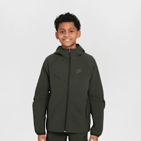 Nike Sportsweat Tech Woven Full Zip Jacket grün
