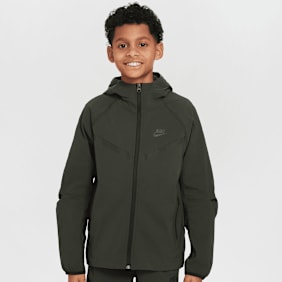Nike Sportsweat Tech Woven Full Zip Jacket verde