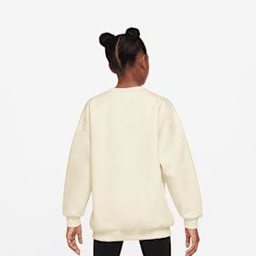 Nike Sportswear Club Fleece Oversized Crew beige